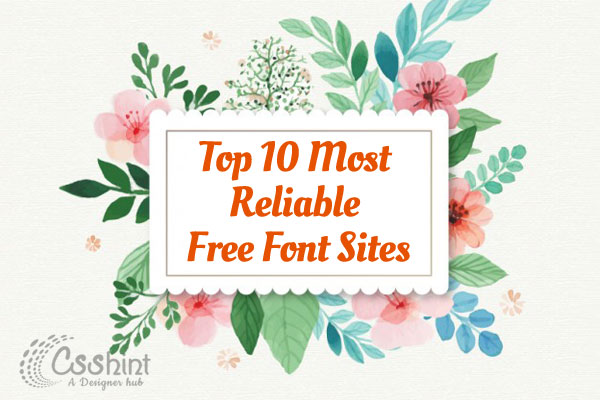 10 Most Reliable website to download Free Fonts