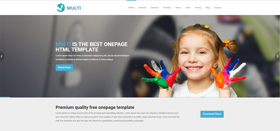 onepage : best free download one page bootstrap templates