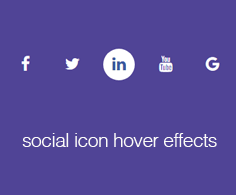 how to create social media icons with hover effects