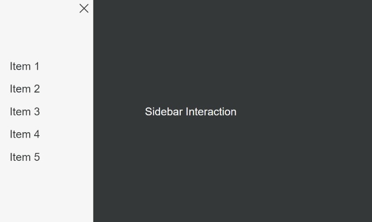 Sidebar Interaction