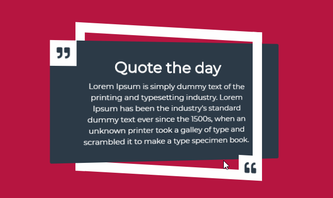 CSS Quote style