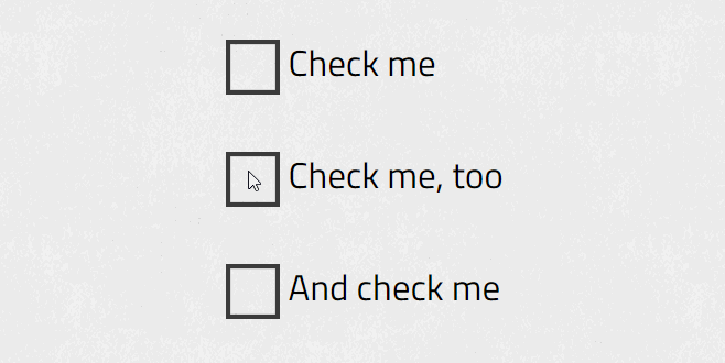 CSS checkbox