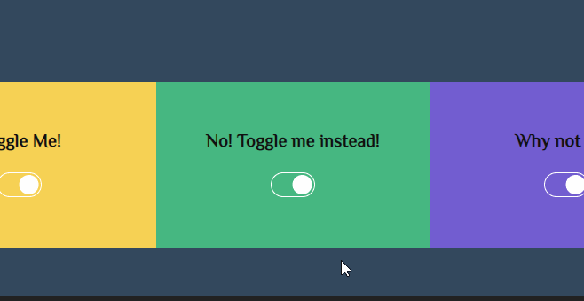 HTML and CSS toggle switch