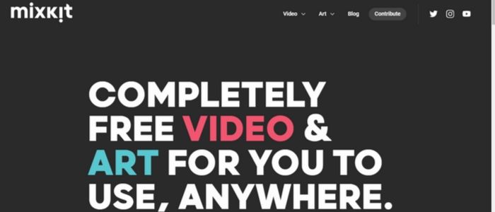 mixkit - Free Stock Video Sites
