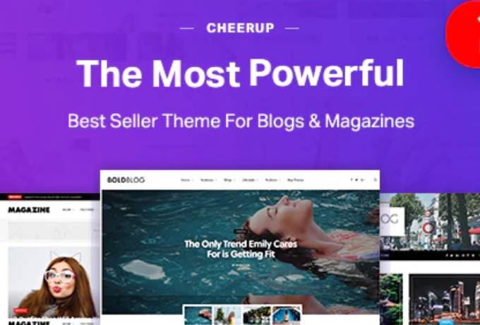 CheerUp - BlogMagazine & Travel WordPress