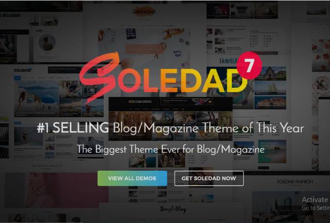 Soledad - Multi-Concept Blog Magazine WordPress Theme