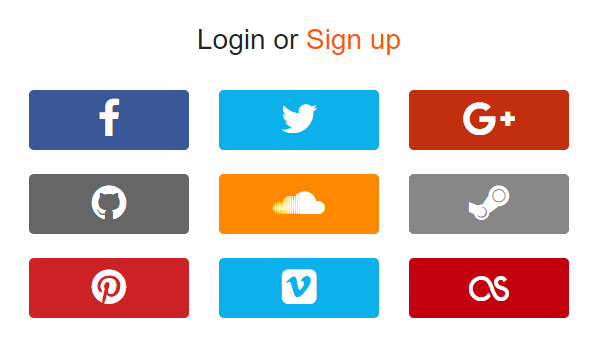 Bootstrap Social Media Icons-3