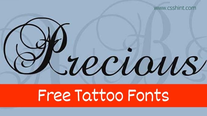 Tattoo Fonts Free Downloads .jpg
