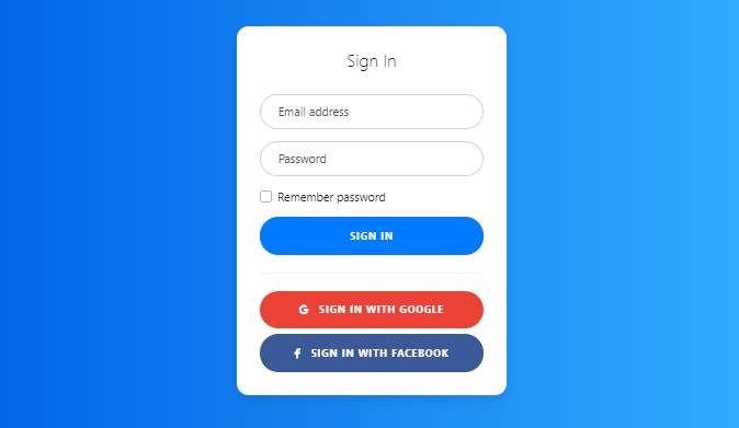 Bootstrap Login Screen with Floating Labels