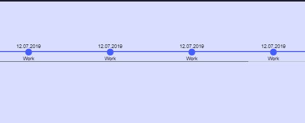 Horizontal Timeline with scroll