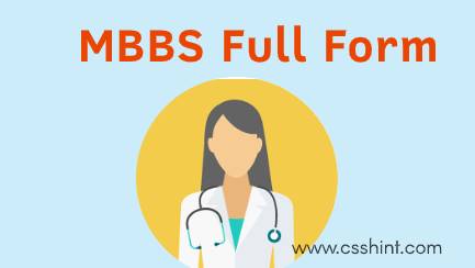 MBBS Full Form