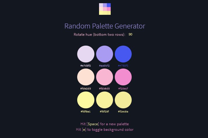 Random Palette Generator