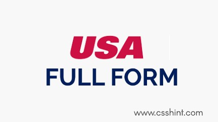 USA Full form