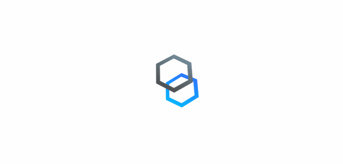 3d animated hexagons