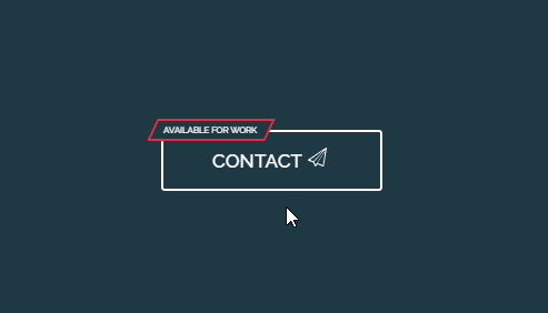 Contact button with hover effect