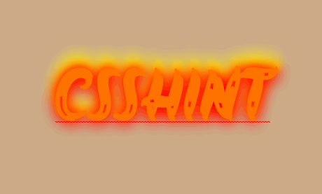 Glowing Flames Text Animation