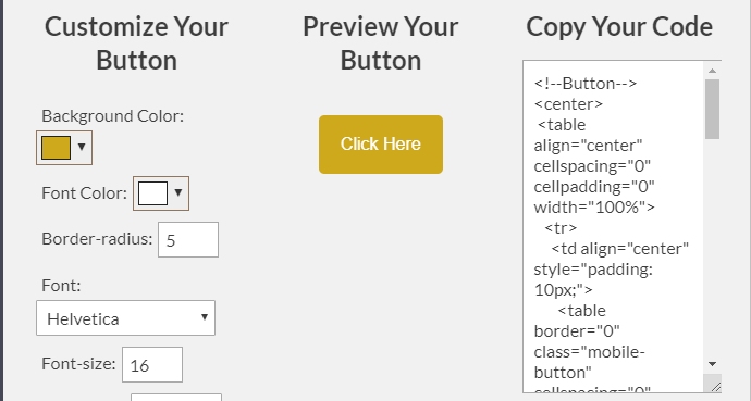 HTML Button Generator
