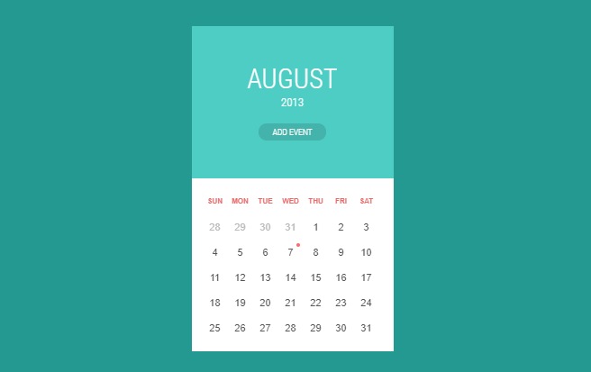 javascript Calendar