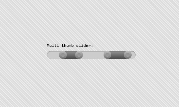 multi handle slider