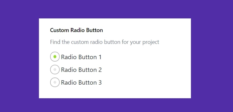 Bootstrap 4 custom radio button (2)