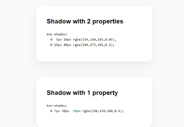 Box Shadow Effect For Card UI - csshint - A designer hub