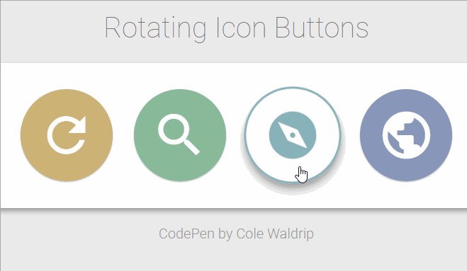 Rotating Icon Button