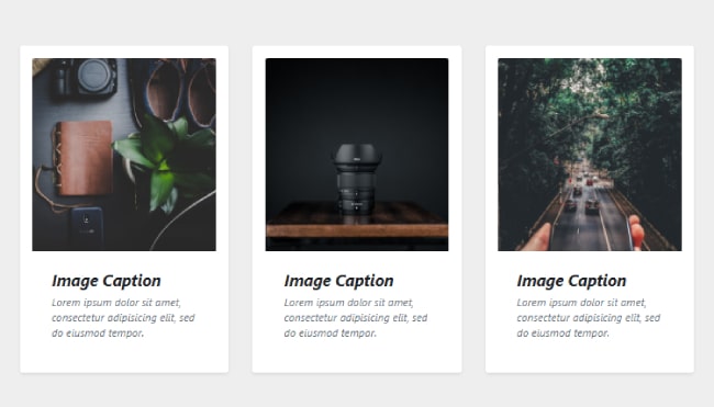Bootstrap Image Captions