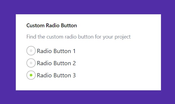 bootstrap 4 radio button
