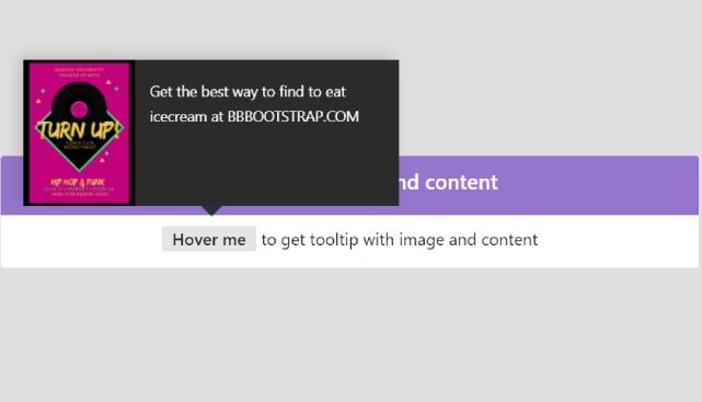 image tooltip