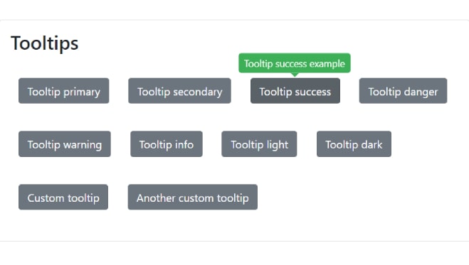 Bootstrap 4 Tooltip