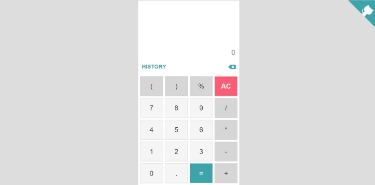 basic Calculator with five functions