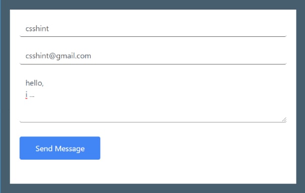 bootstrap 4 contact form