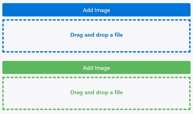 drag and drop file upload bootstrap