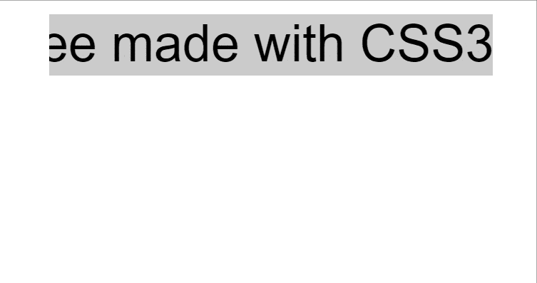 CSS3 Marquee