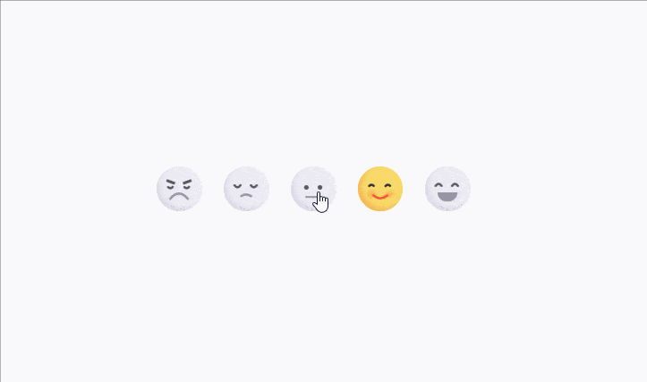 CSS Emoji Rating