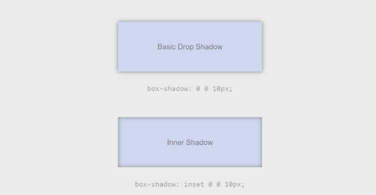 CSS Box Shadow Examples