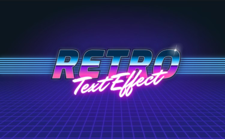 Retro Text Effect (Pure CSS)