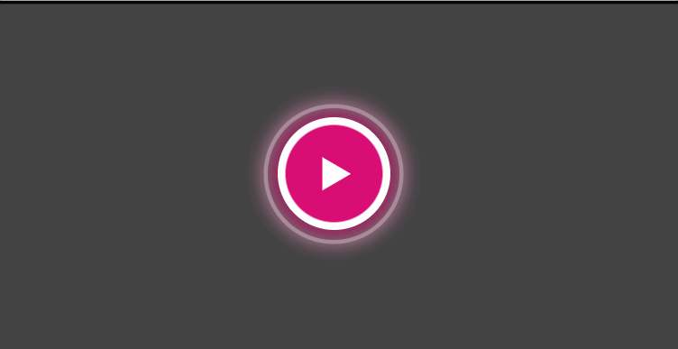 HTML CSS play pause button 4