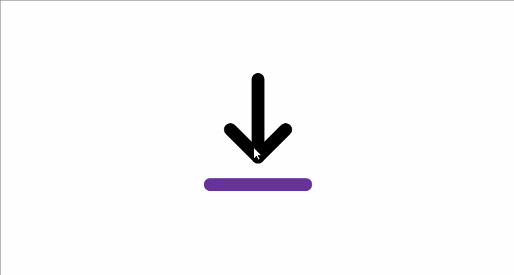 Animated SVG Download Button