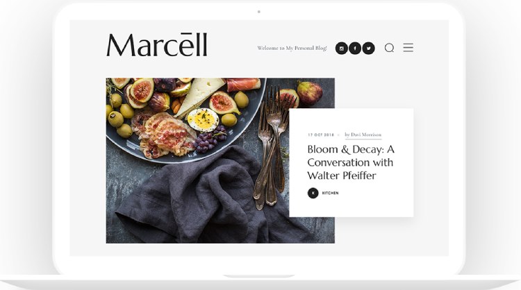 marcell-Multi-Concept Personal Blog & Magazine WordPress Theme