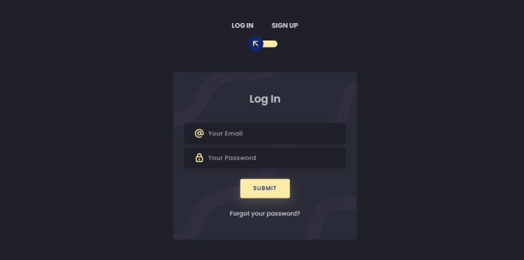 Log In / Sign Up – pure css 