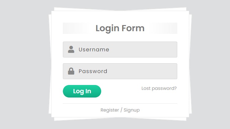 bootstrap login page