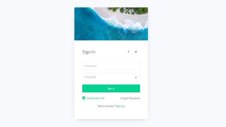 login page template bootstrap