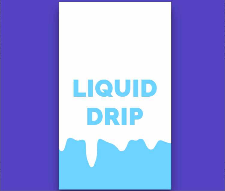 CSS Only Liquid Dripping Effect